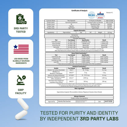 Duttona Liposomal Glutathione Supplement